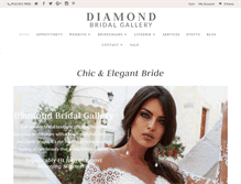 Tablet Screenshot of diamondbridalgallery.com